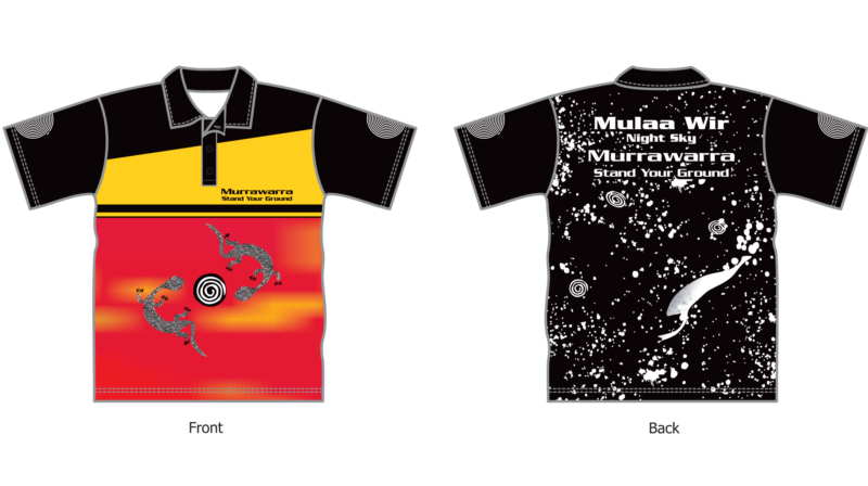 Aboriginal Shirt MURRAWARRA (STAND YOUR GROUND)