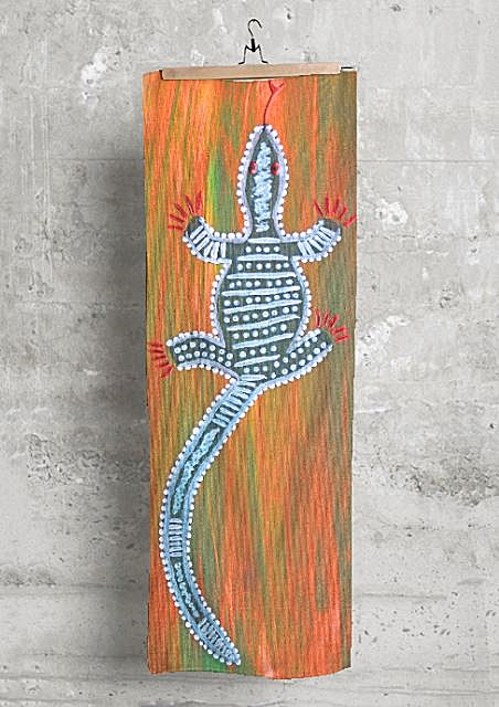 Aboriginal Scarves Tree Goanna