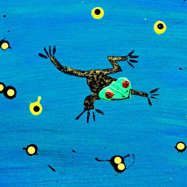 Mother frog and Babies